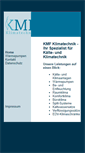 Mobile Screenshot of kmf-klimatechnik.de